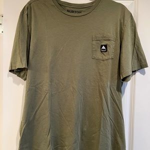 Forest green Burton shortsleeve tee